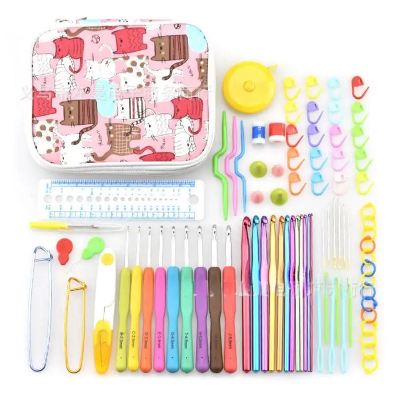 Knitting Crochet Set DIY Sewing Tools New Crochet Set Needles Stitches Knitting Craft Knitting Tool Weaving Tools Hand Tools
Knitting Crochet Set DIY Sewing Tools New Crochet Set Needles Stitches Knitting Craft Knitting Tool Weaving Tools Hand Tools