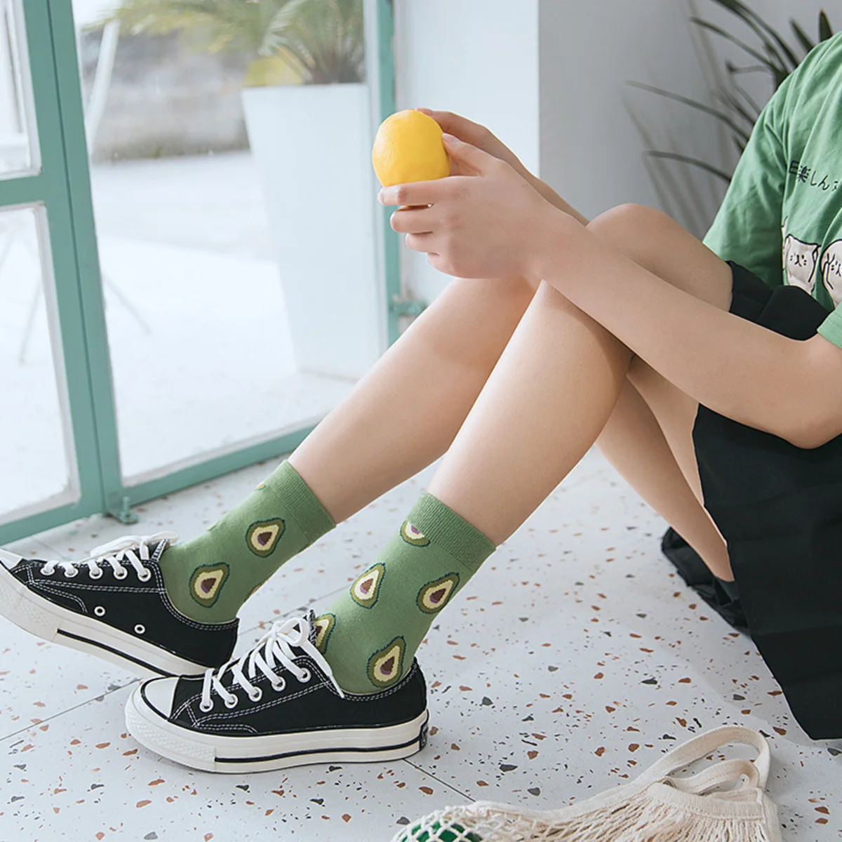 Avocado Spring Fruit Socks Clothing Fashion Watermelon Socks Middle Tube Socks Printing Female Socks
Avocado Spring Fruit Socks Clothing Fashion Watermelon Socks Middle Tube Socks Printing Female Socks
