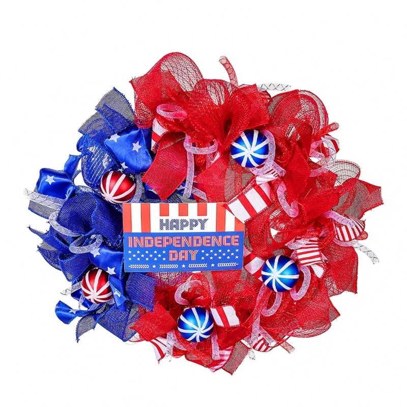 Happyy baby Decorative America Wreath USA July 4th Glory Patriotic American Flag Garland for Front Door Window Wall Fence Sign 2
Happyy baby Decorative America Wreath USA July 4th Glory Patriotic American Flag Garland for Front Door Window Wall Fence Sign 2