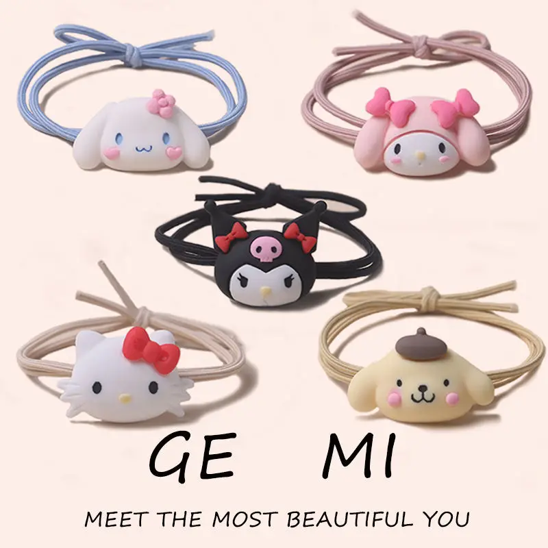 Kawaii Sanrioed Melody Kitty Hairring Ponytail Holder Headband Rubber Band Kuromi Onpompurin Hair Accessories Women Girls Gift
Kawaii Sanrioed Melody Kitty Hairring Ponytail Holder Headband Rubber Band Kuromi Onpompurin Hair Accessories Women Girls Gift
