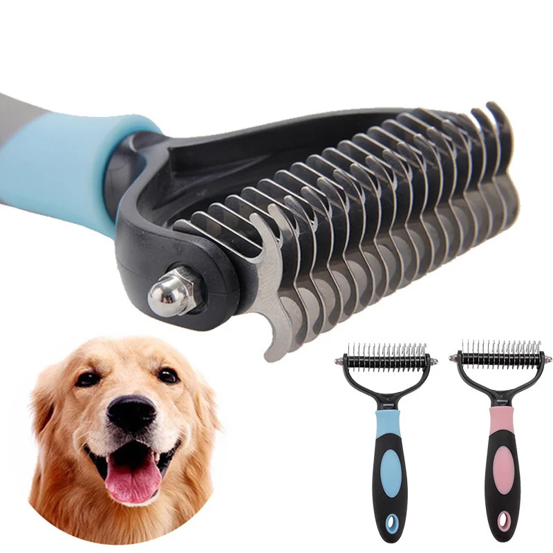 Pet Hair Remover Deshedding Long Short Hair Two Sides Dog Brush Grooming Portable Comb Cat Brush Tools
Pet Hair Remover Deshedding Long Short Hair Two Sides Dog Brush Grooming Portable Comb Cat Brush Tools