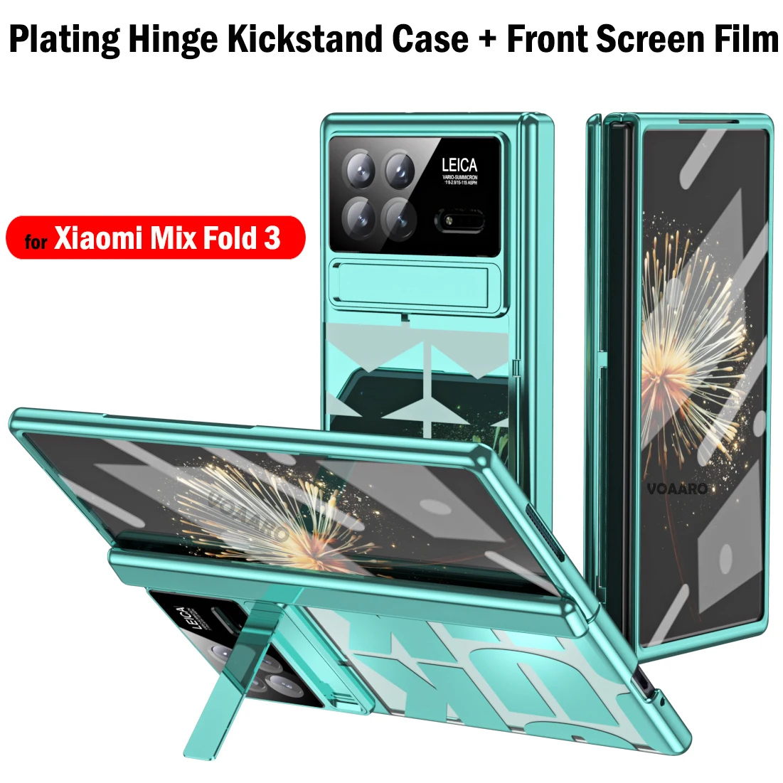 Fashion Plating Hinge Funda for Xiaomi Mix Fold 3 Case Luxury Cover for Xiaomi Mix Fold 3 Kickstand Case with Front Screen Film
Fashion Plating Hinge Funda for Xiaomi Mix Fold 3 Case Luxury Cover for Xiaomi Mix Fold 3 Kickstand Case with Front Screen Film