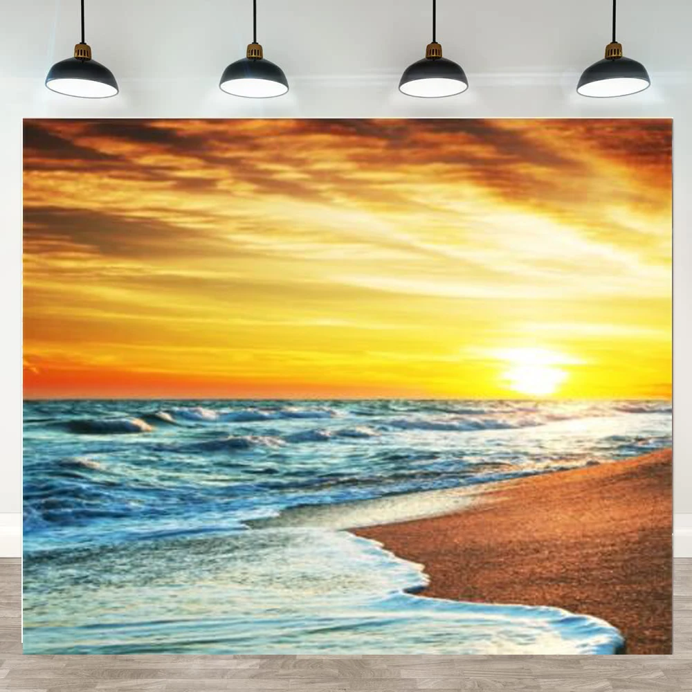 Photography Backdrops Photo Studio Banner Tropical Sea Beach Sunset Waves Aurora Scenic Backgronnd Poster
Photography Backdrops Photo Studio Banner Tropical Sea Beach Sunset Waves Aurora Scenic Backgronnd Poster