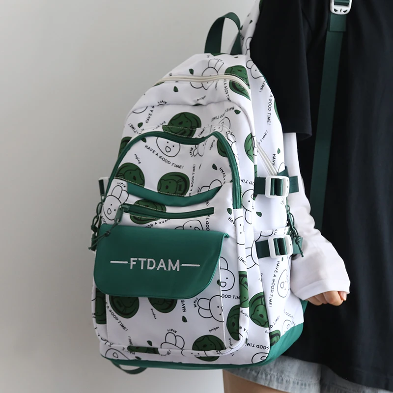 

Модный рюкзак для женщин, новая школьная сумка для учеников младшей и старшей школы, женская наплечная сумка для студентов колледжа