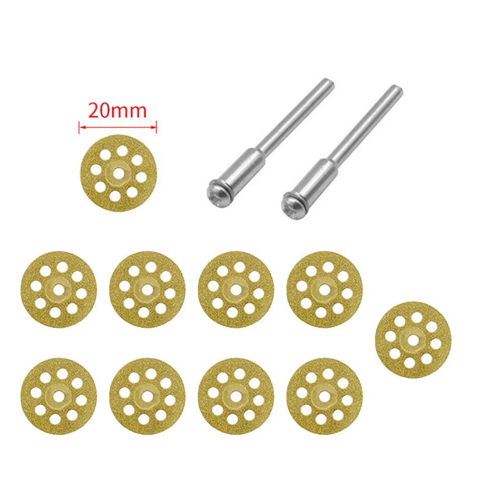 10PCS Diamond Cutting Wheel Saw Blades With Connect Rod 20/22/25/30mm Glass Ceramic Cut Off Discs For Rotary Tools
10PCS Diamond Cutting Wheel Saw Blades With Connect Rod 20/22/25/30mm Glass Ceramic Cut Off Discs For Rotary Tools
