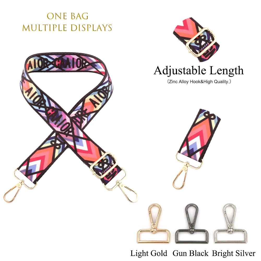 Shoulder Strap Fashionable New Convenient Replacement Carrying Of Backpacks Colourful Printing Crossbody Adjustable Bag Bandage
Shoulder Strap Fashionable New Convenient Replacement Carrying Of Backpacks Colourful Printing Crossbody Adjustable Bag Bandage