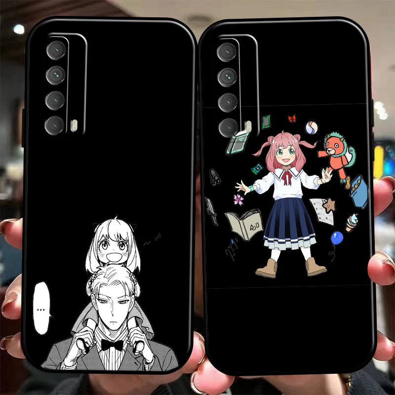 

Japan Anime NSPY×FAMILY Phone Case For Huawei Honor 7A 7X 8 8X 8C 9 V9 9A 9X 9 Lite 9X Lite Carcasa Back Funda Black