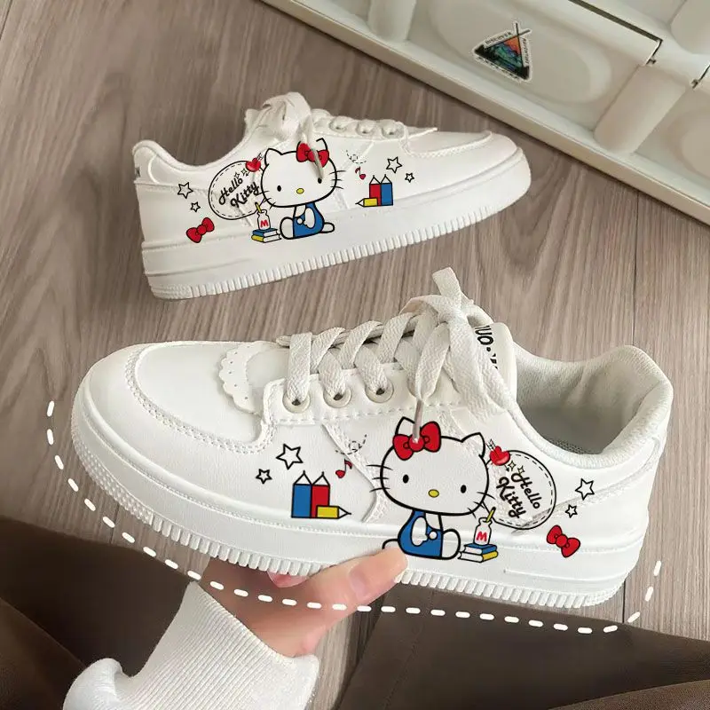 Kawaii Sanrio Hello Kitty Jk Girls Cricket Shoes Anime My Melody Pompompurin Cartoon White Breathable Sports Shoes Student Gifts
Kawaii Sanrio Hello Kitty Jk Girls Cricket Shoes Anime My Melody Pompompurin Cartoon White Breathable Sports Shoes Student Gifts