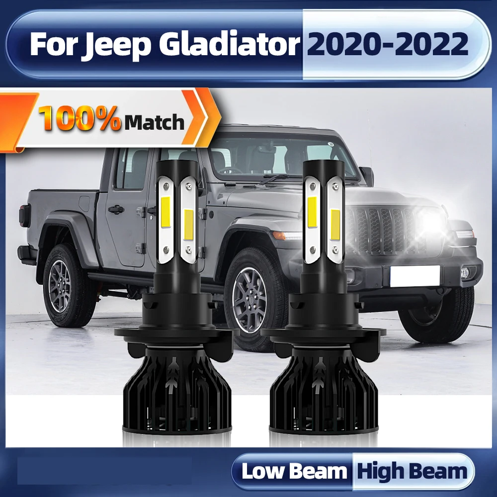 120W H13 Canbus LED Headlight Bulbs Turbo Lamp 20000LM CSP Chip Car Light 12V 6000K White For Jeep Gladiator 2020 2021 2022
120W H13 Canbus LED Headlight Bulbs Turbo Lamp 20000LM CSP Chip Car Light 12V 6000K White For Jeep Gladiator 2020 2021 2022
