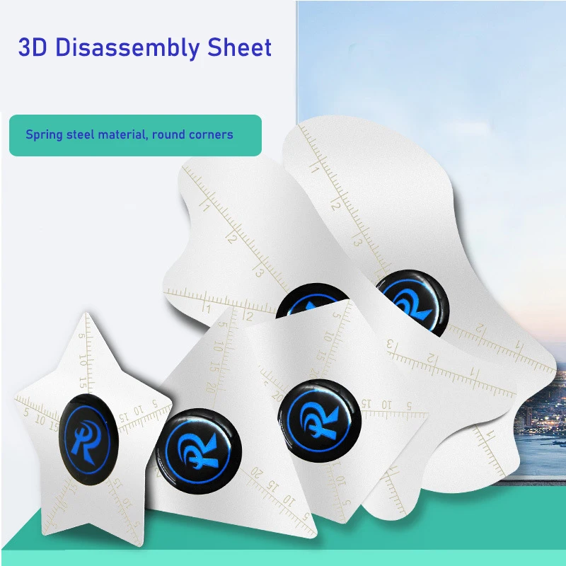 5PCS Mobile Phone Back Cover Glass Removal Stainless Steel Universal Removal Piece Polygon Removal Tools
5PCS Mobile Phone Back Cover Glass Removal Stainless Steel Universal Removal Piece Polygon Removal Tools