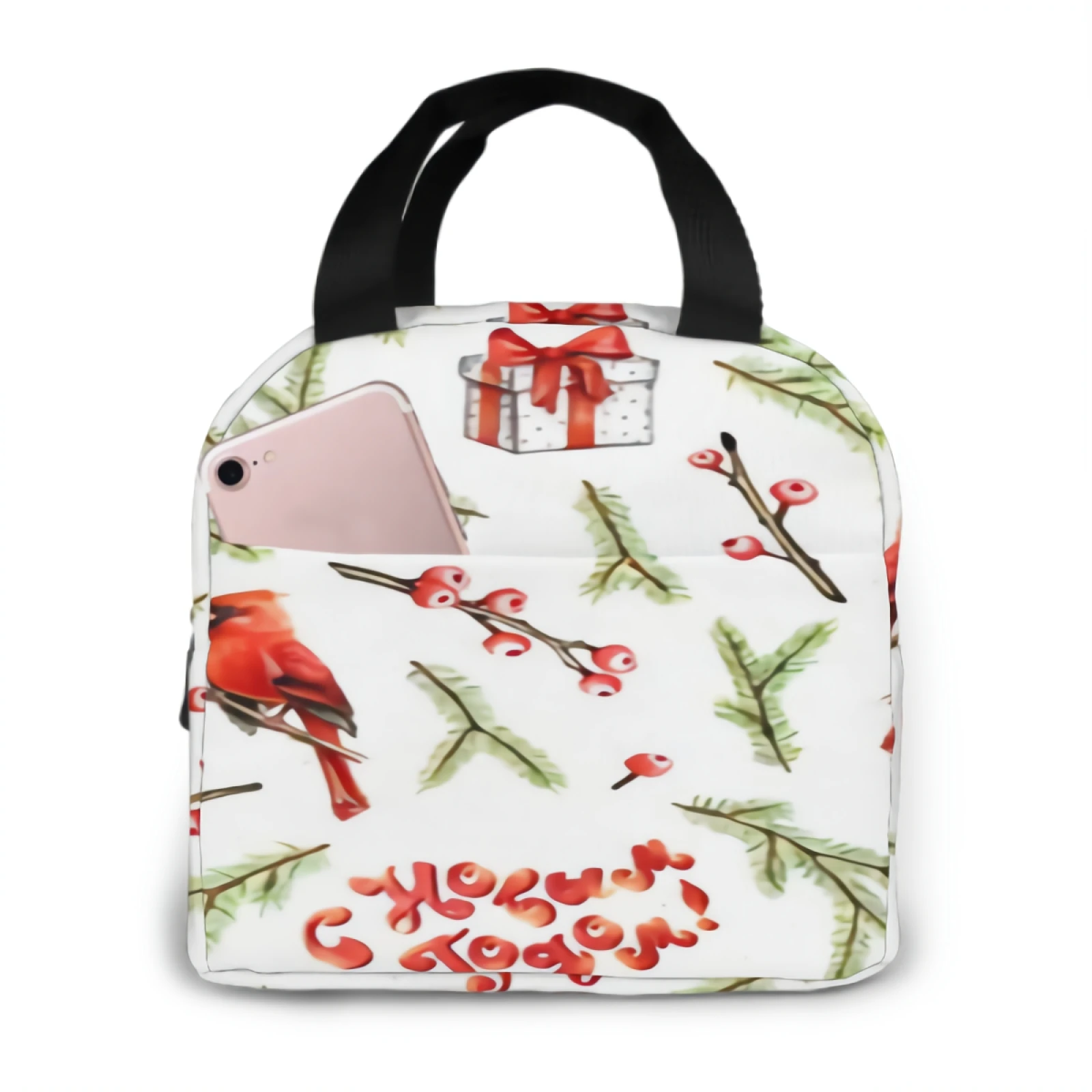 Cardinal Bird And SpruceLunch Bags for Women Adjustable Shoulder Strap Reusable Zipper Cooler Tote Bag for Work,Picnic,Camping
Cardinal Bird And SpruceLunch Bags for Women Adjustable Shoulder Strap Reusable Zipper Cooler Tote Bag for Work,Picnic,Camping
