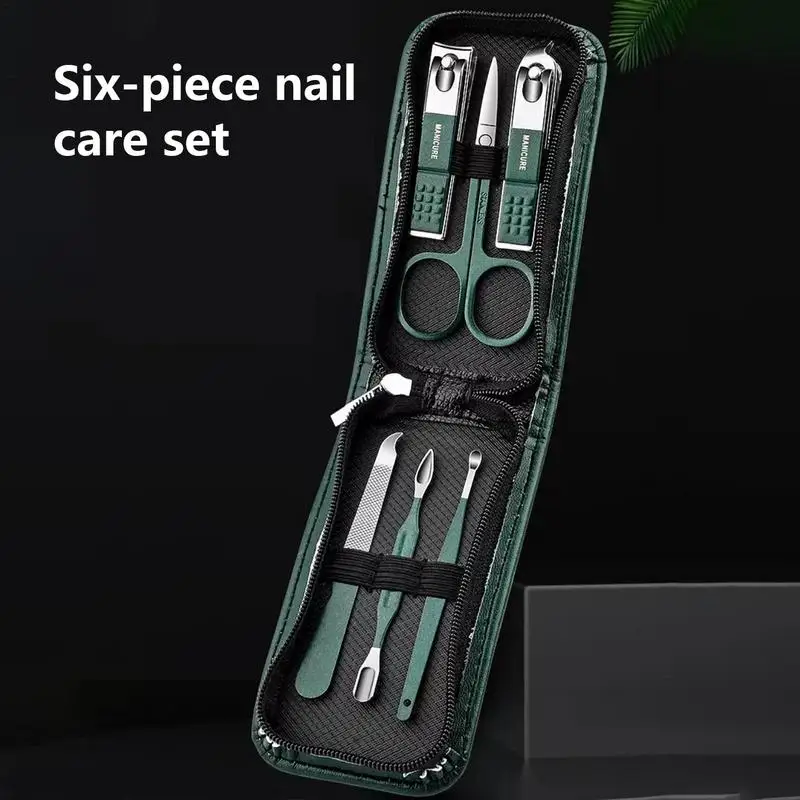 6 Pcs/Bag Portable Luxury Manicure Sets Nail Scissors Set Manicure Cutters Manicure Set Earpick Pedicure Toe Nail Scissors Set
6 Pcs/Bag Portable Luxury Manicure Sets Nail Scissors Set Manicure Cutters Manicure Set Earpick Pedicure Toe Nail Scissors Set