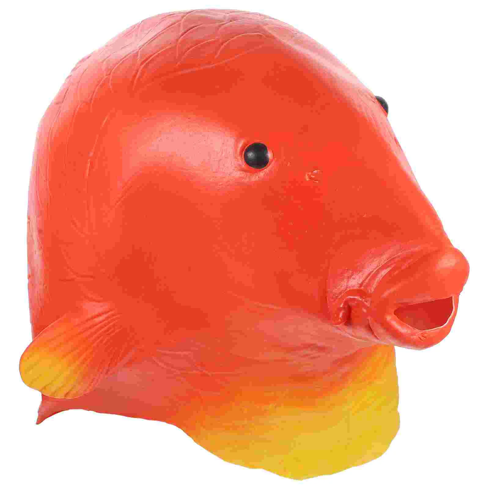 

Fish Headgear Carp Cosplay Mask Outdoor Style Halloween Funny Decorative Photo Prop The
