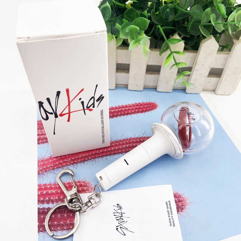 

Kpop Stray Kids Official Lightstick Keychain Mini Light Stick Style Is Smart Device Theme Material Is_customized Origin