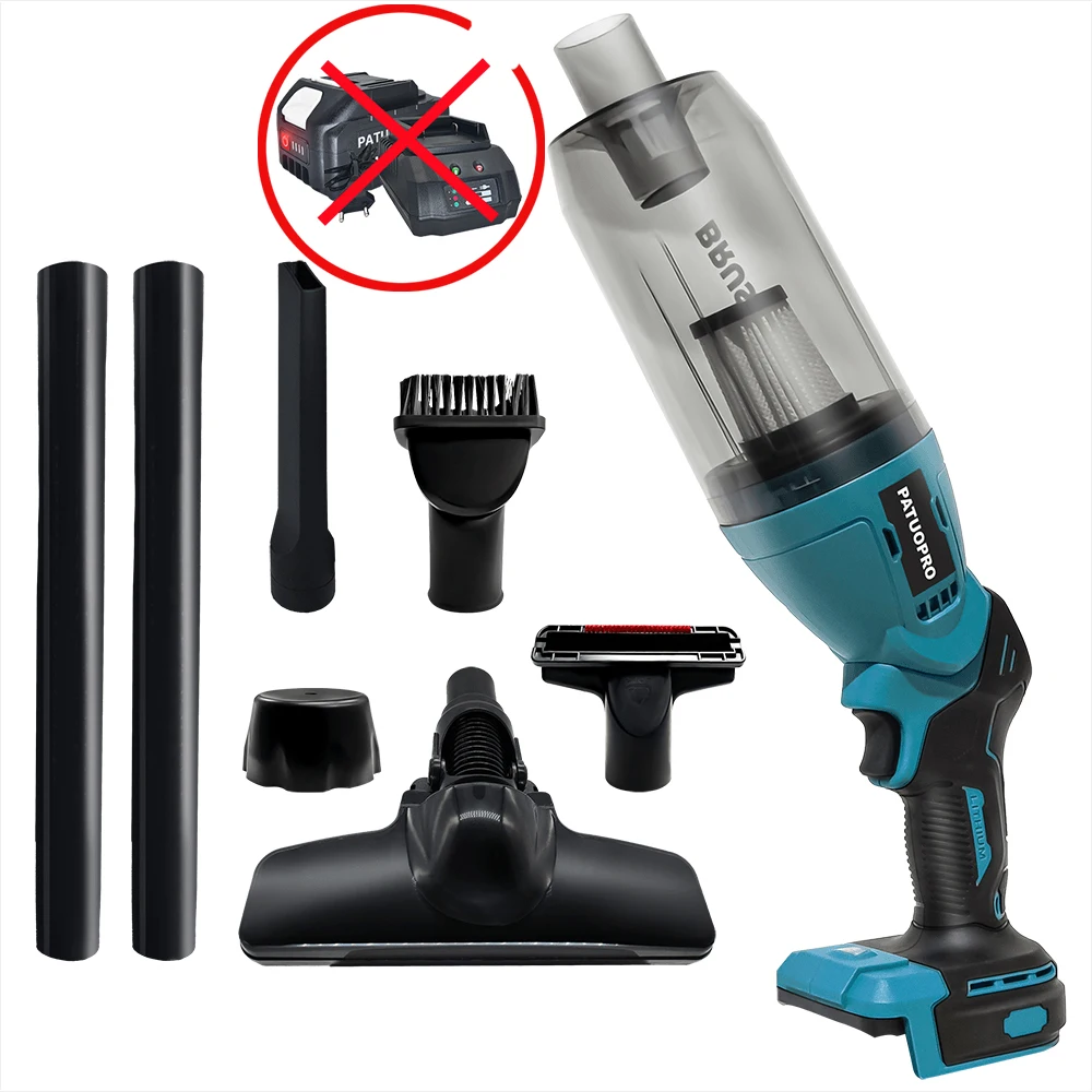 Портативный бесщеточный пылесос PATUOPRO 21В для Makita
Портативный бесщеточный пылесос PATUOPRO 21В для Makita