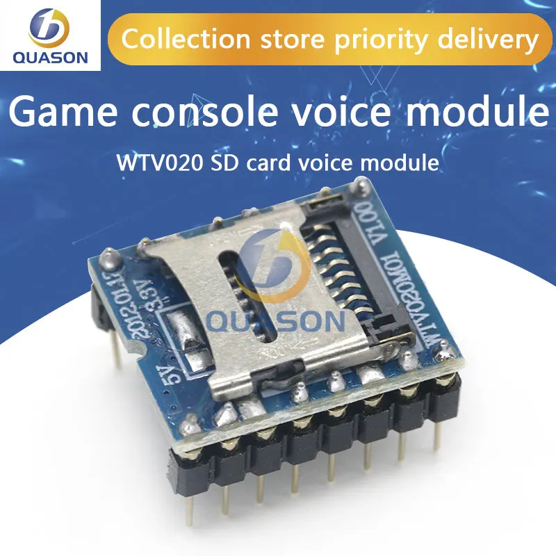 WTV020 WTV020-SD WTV020SD-20SS Мини SD-карта MP3 звуковой модуль модуль голоса для PIC Arduino 2560 UNO R3 WTV020-SD-16P on.