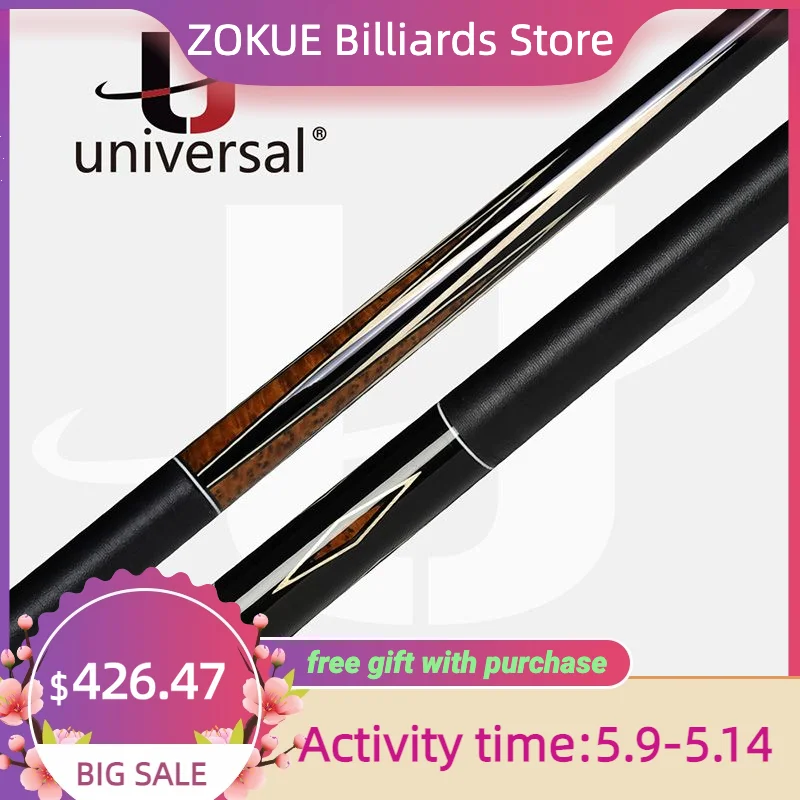 Original Universal UN112-7 Billiard Pool Cue 12.75mm Tip Special Tecnologia Maple Shaft High Quality Professional Billard Cue 
Original Universal UN112-7 Billiard Pool Cue 12.75mm Tip Special Tecnologia Maple Shaft High Quality Professional Billard Cue