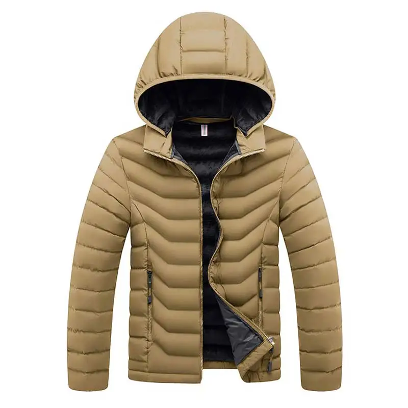 

Winter Jacket Men Hoodied Draping Parka Men Warm Winter Down Coat Wool Lining Men Thicken Zipper Mens Jackets Male Plus Size 8XL