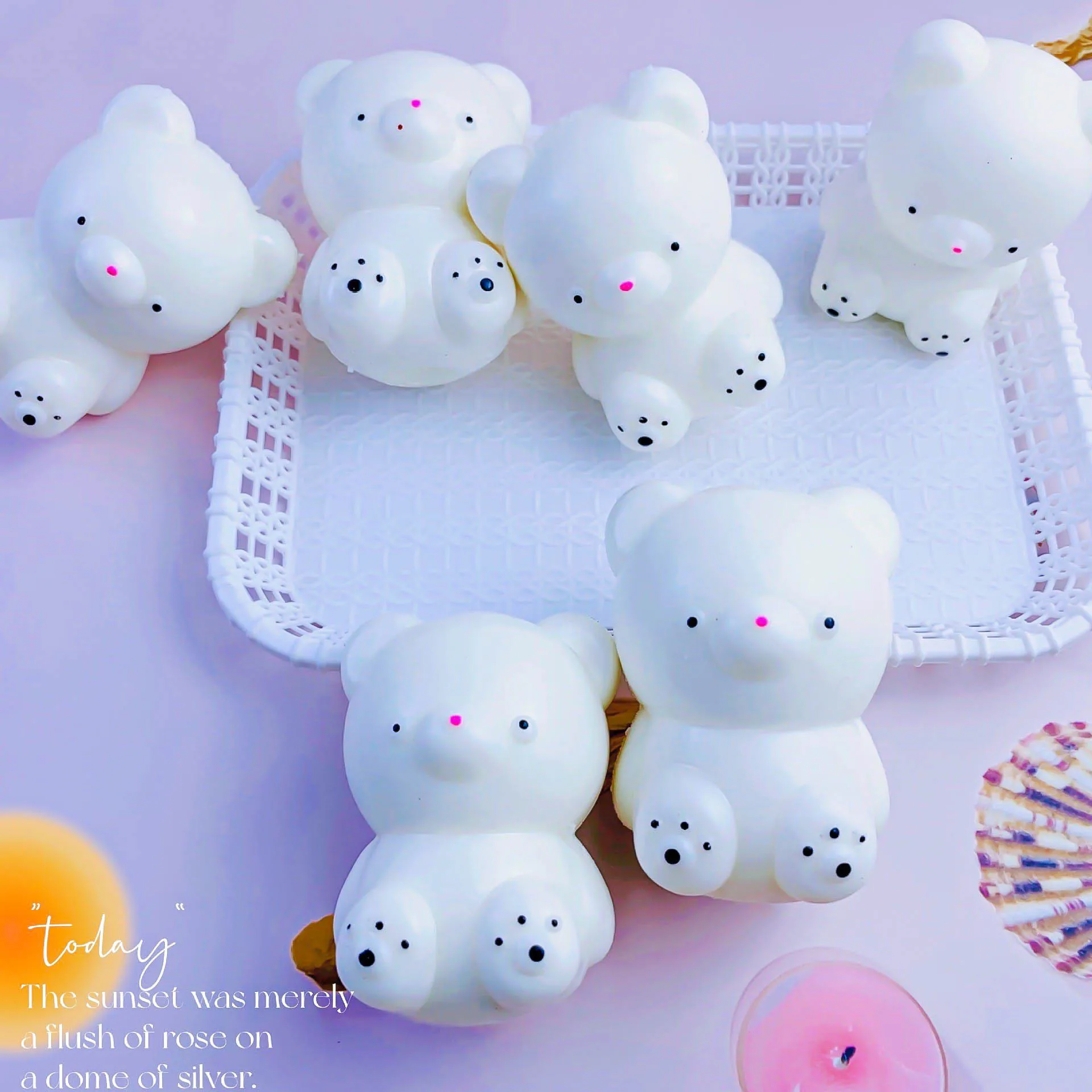LUCKKIN TPR Needoh Bear Stress Ball Toy Anti Stress Squishy Bear Slow Rising Squeeze Novelty Fidget Toy
LUCKKIN TPR Needoh Bear Stress Ball Toy Anti Stress Squishy Bear Slow Rising Squeeze Novelty Fidget Toy