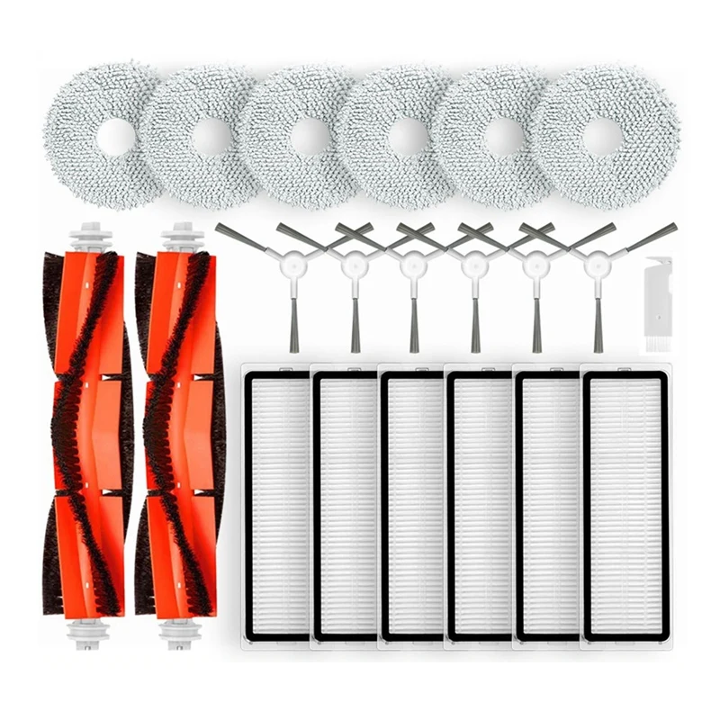 Запчасти для робота-пылесоса Xiaomi S10 + / S10 Plus, основная и боковая щетки, НЕРА-фильтр, тряпичная салфетка для швабры
Запчасти для робота-пылесоса Xiaomi S10 + / S10 Plus, основная и боковая щетки, НЕРА-фильтр, тряпичная салфетка для швабры