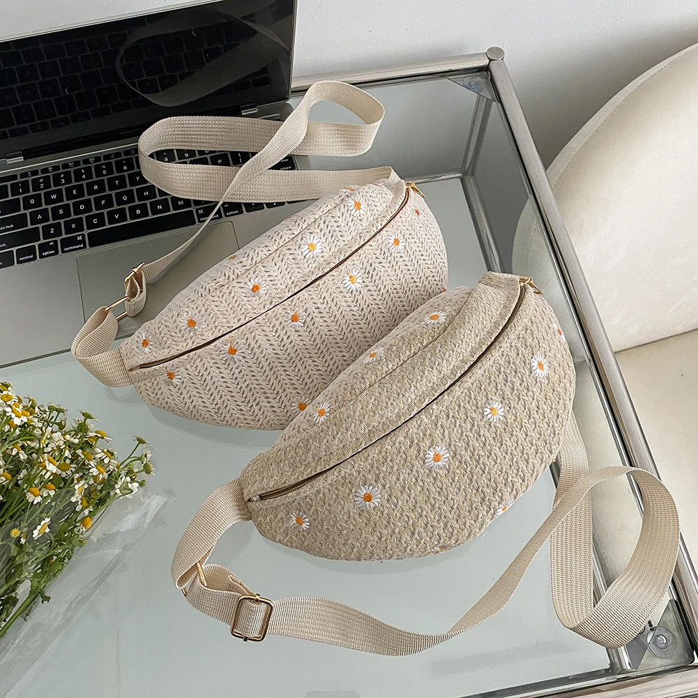 Fashion Straw Woven Waist Bag Summer Beach Holiday Tote Handbag for Ladies Casual Travel Handbags for Women
Fashion Straw Woven Waist Bag Summer Beach Holiday Tote Handbag for Ladies Casual Travel Handbags for Women