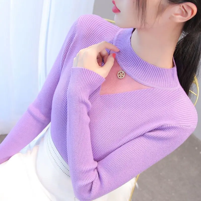 2023 Autumn Winter Thick Sweater Women Knitted Spliced Pullover Sweater Long Sleeve Slim Jumper Soft Warm Pull Femme T107
2023 Autumn Winter Thick Sweater Women Knitted Spliced Pullover Sweater Long Sleeve Slim Jumper Soft Warm Pull Femme T107