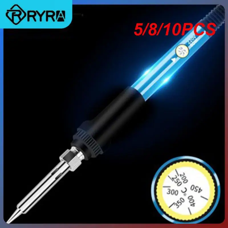 5/8/10PCS Handle Heat 806 Welding Soldering Iron Electric 60w Tips Repair Tool Mini Adjustable Temperature Rework Station Pencil
5/8/10PCS Handle Heat 806 Welding Soldering Iron Electric 60w Tips Repair Tool Mini Adjustable Temperature Rework Station Pencil
