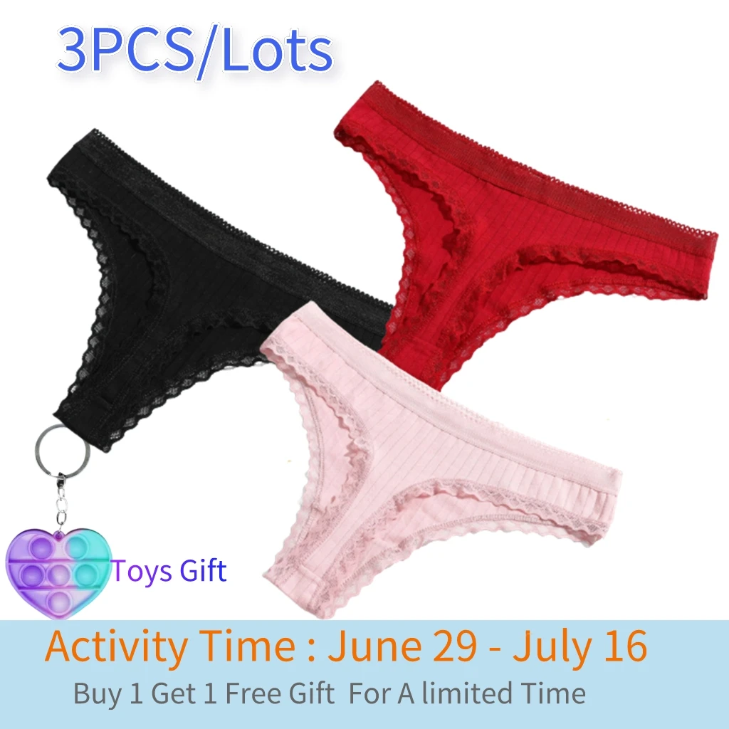 3 Pcs G-string Panties Women Cotton Sexy Thongs Solid Low Rise Female Underpants Thong Ladies G-String Briefs трусы женские
3 Pcs G-string Panties Women Cotton Sexy Thongs Solid Low Rise Female Underpants Thong Ladies G-String Briefs трусы женские