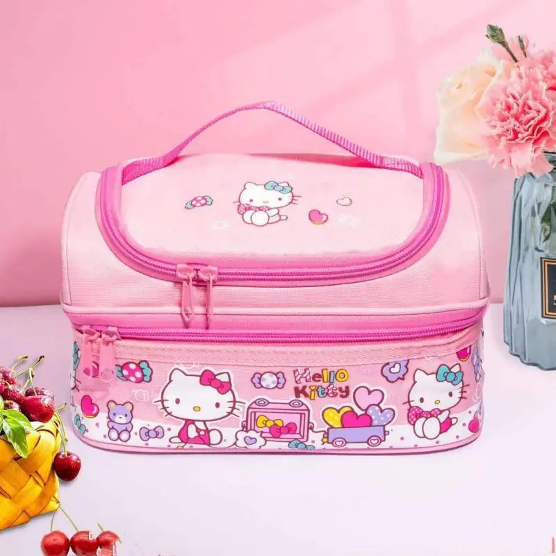 Новый креативный мультяшный рюкзак Hellokittys, двухслойный, утолщенный, портативный, модный, для студентов, хорошее соотношение цены и качества, практичная дорожная изоляционная сумка
Новый креативный мультяшный рюкзак Hellokittys, двухслойный, утолщенный, портативный, модный, для студентов, хорошее соотношение цены и качества, практичная дорожная изоляционная сумка
