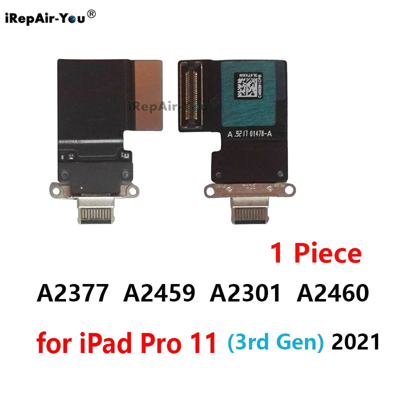 

New Replacement For iPad Pro 11" 11inch 11 (2021) 3rd Gen A2377 A2459 A2301 A2460 Charging Port Dock Connector Flex Cable