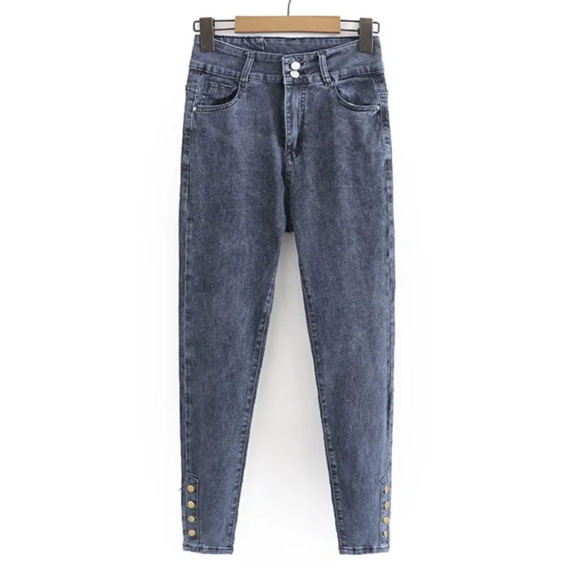 4XL Plus Size Jeans Women 2023 Spring Leg Opening Button Denim Pencil Pants Stretch Skinny Ankle Length Bottoms Curve Clothes
4XL Plus Size Jeans Women 2023 Spring Leg Opening Button Denim Pencil Pants Stretch Skinny Ankle Length Bottoms Curve Clothes