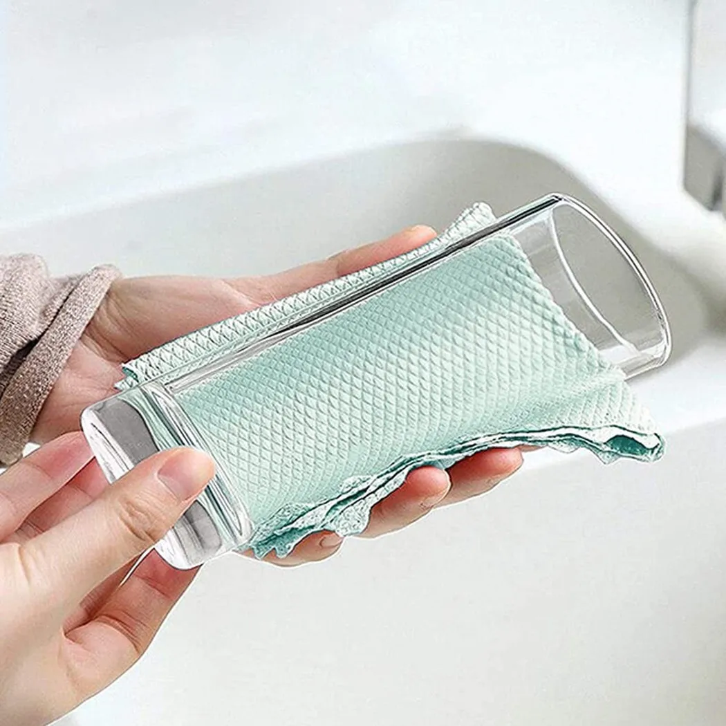 5pcs Cleaning Cloth Special Fish Scale Microfiber Polishing Wipes Rag For Glass Cleaning Housework Water Absorption Clean Cloths
5pcs Cleaning Cloth Special Fish Scale Microfiber Polishing Wipes Rag For Glass Cleaning Housework Water Absorption Clean Cloths