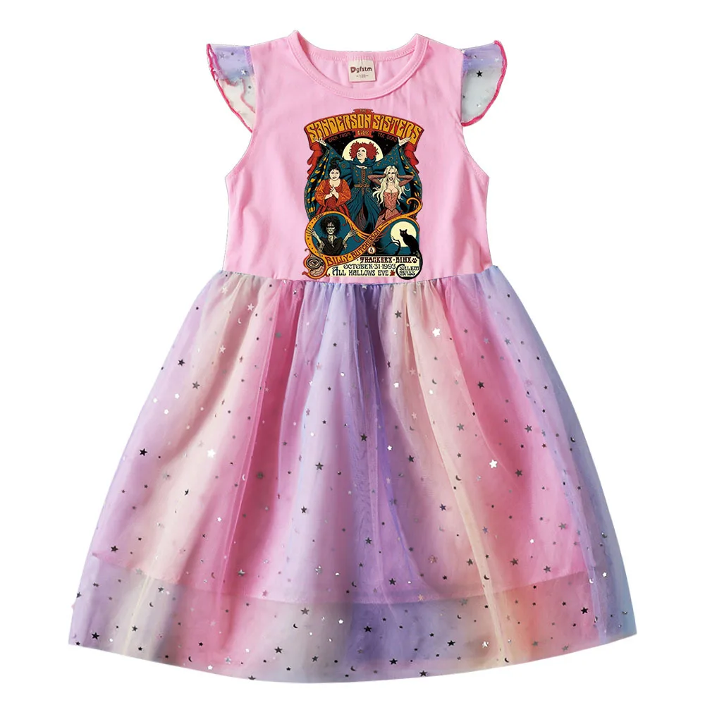 Girls Christmas Dress Cartoon Disney Hocus Pocus 2 Lace Princess Dress Summer Toddler Girls Birthday Party Dress
Girls Christmas Dress Cartoon Disney Hocus Pocus 2 Lace Princess Dress Summer Toddler Girls Birthday Party Dress