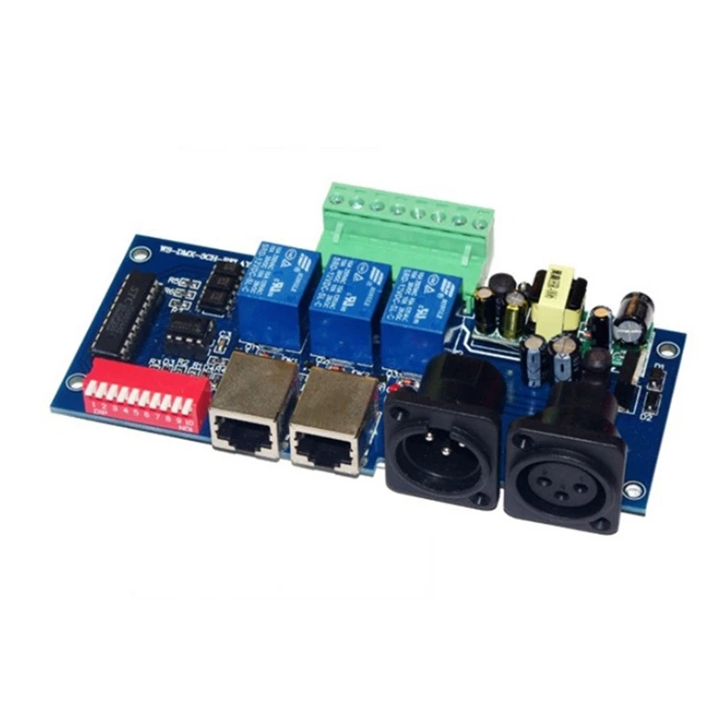 FULL-DMX512 Relays 5Ax3ch Controller Input AC110V-220V Decoder For Lamp Led Strip Light WS-DMX-RELAY-3CH-KA-BAN
FULL-DMX512 Relays 5Ax3ch Controller Input AC110V-220V Decoder For Lamp Led Strip Light WS-DMX-RELAY-3CH-KA-BAN