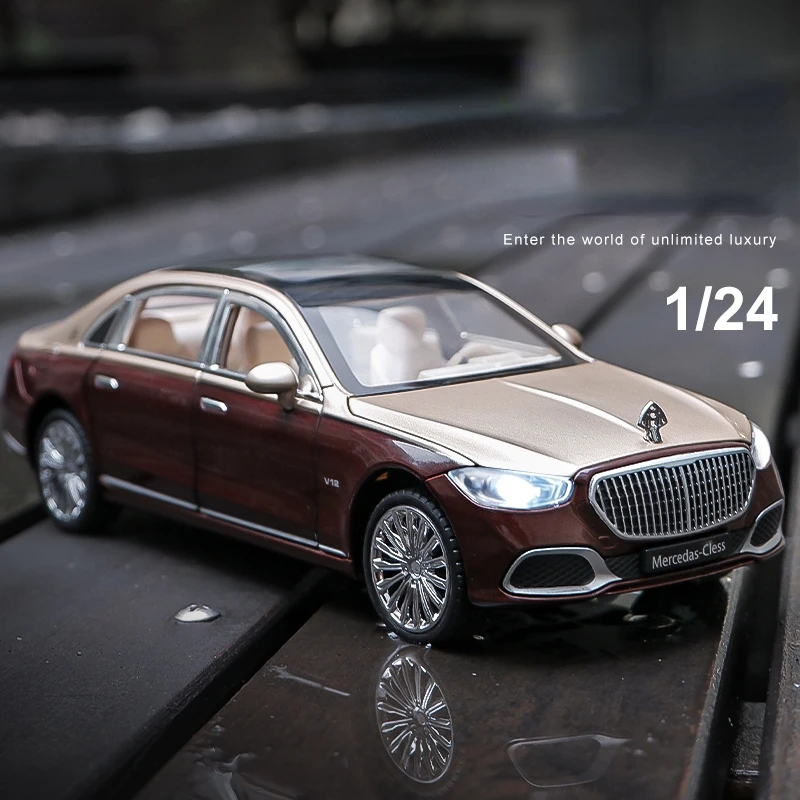 Diecast 1:24 Scale Maybach S680 Alloy Car Model Simulation Collection Miniauto Toy Car Boy Gift Diecasts & Toy Vehicles
Diecast 1:24 Scale Maybach S680 Alloy Car Model Simulation Collection Miniauto Toy Car Boy Gift Diecasts & Toy Vehicles