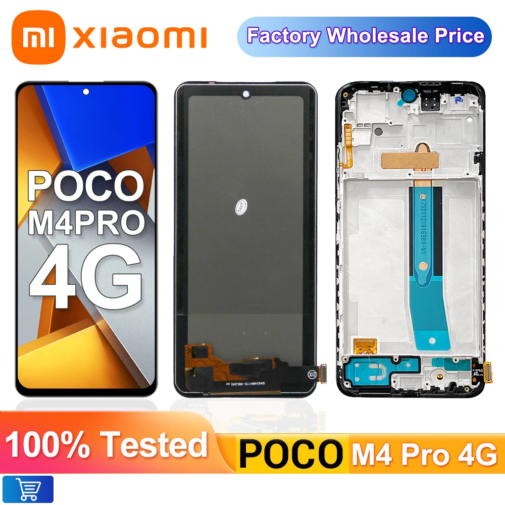 Высококачественный Дисплей 6,43 дюйма AAA + для Xiaomi Poco M4 Pro, сенсорная панель для Poco M4 Pro 4G MZB0B5VIN, 2201117PI, 2201117PG LCD
Высококачественный Дисплей 6,43 дюйма AAA + для Xiaomi Poco M4 Pro, сенсорная панель для Poco M4 Pro 4G MZB0B5VIN, 2201117PI, 2201117PG LCD