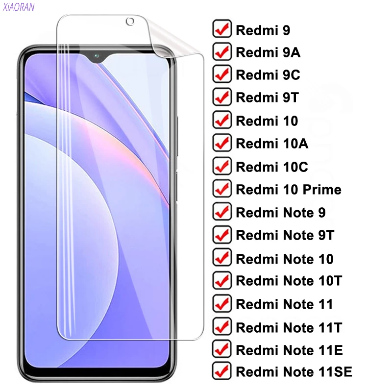 999D Hydrogel Film for Xiaomi Redmi 9 9A 9C 9T 10 Prime 10A 10C Screen Protector Redmi Note 10 11 11E Pro 10T 11T 11SE Not Glass
999D Hydrogel Film for Xiaomi Redmi 9 9A 9C 9T 10 Prime 10A 10C Screen Protector Redmi Note 10 11 11E Pro 10T 11T 11SE Not Glass
