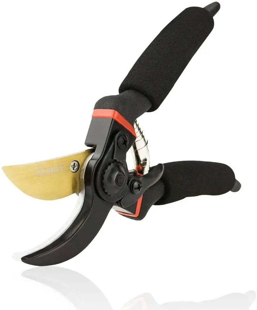 Professional Premium Titanium Bypass Pruning Shears, Hand Pruners, Garden Clippers.
Professional Premium Titanium Bypass Pruning Shears, Hand Pruners, Garden Clippers.