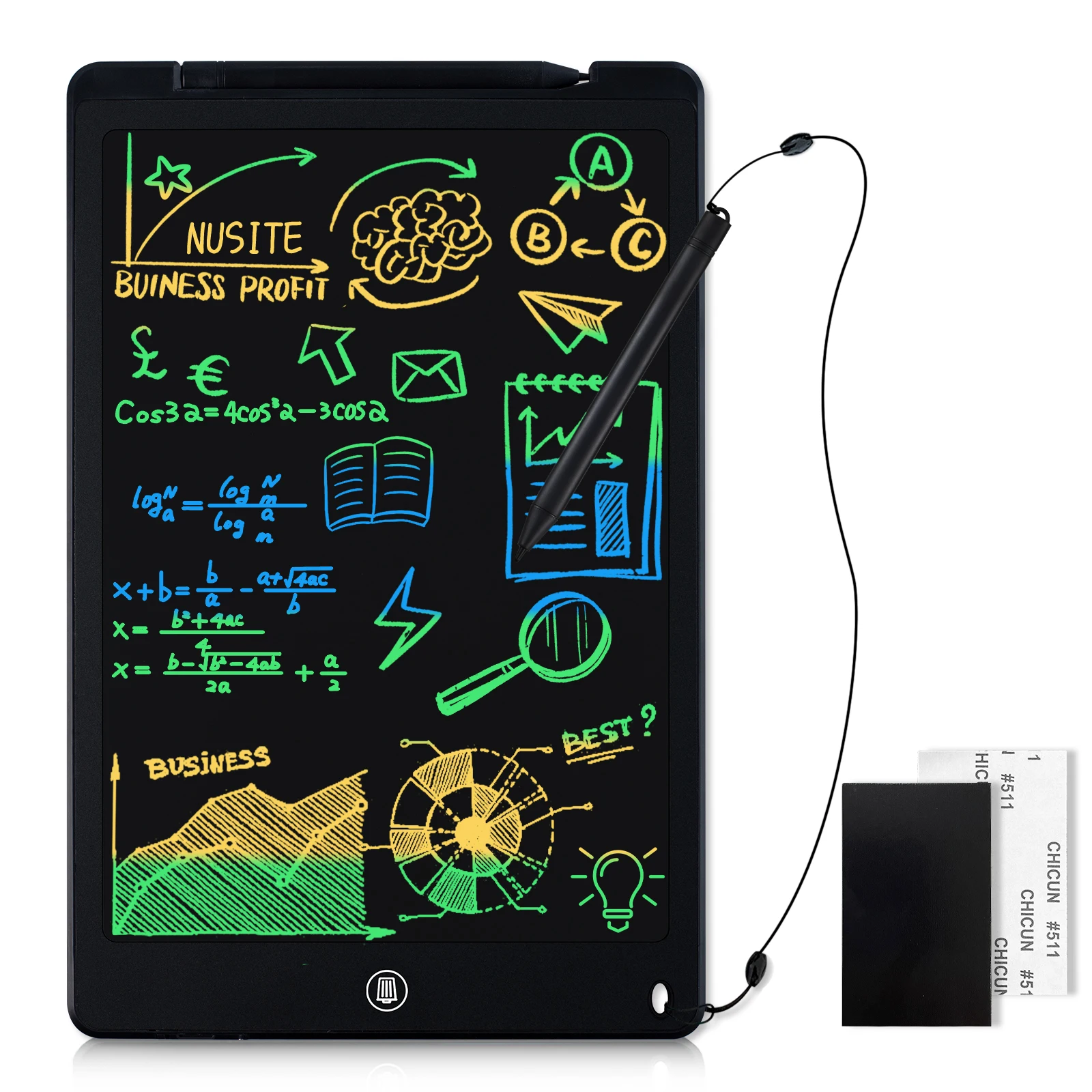 12Inch Digital Drawing Tablet LCD Writing Tablet Electronic Graphic Board Art Handwriting Pad Toys for Kids and Adults
12Inch Digital Drawing Tablet LCD Writing Tablet Electronic Graphic Board Art Handwriting Pad Toys for Kids and Adults