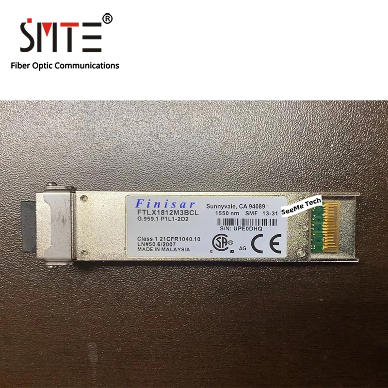 

FTLX1812M3BCL Finisar 10Gb/s 80km Multi-Rate XFP 1550nm SFP+ Fiber Optical Module Transceiver