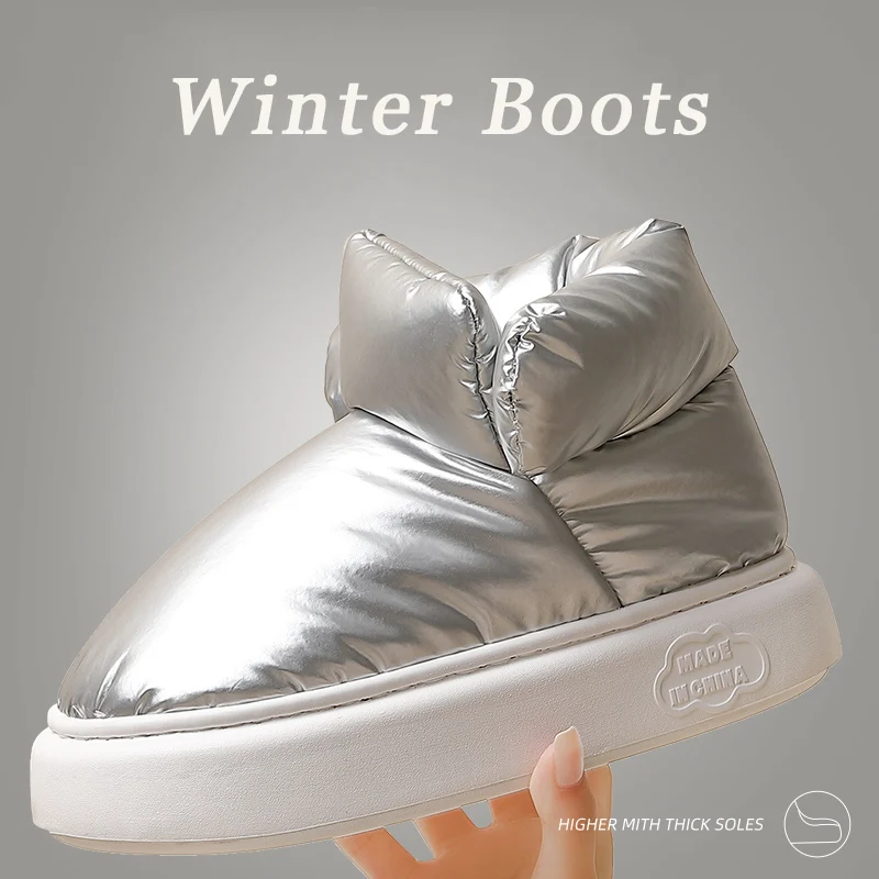 Водонепроницаемые зимние женские ботинки, теплые Серебристые ботинки, тапочки, модные ботильоны, нескользящая обувь на толстом каблуке, па...
Водонепроницаемые зимние женские ботинки, теплые Серебристые ботинки, тапочки, модные ботильоны, нескользящая обувь на толстом каблуке, па...