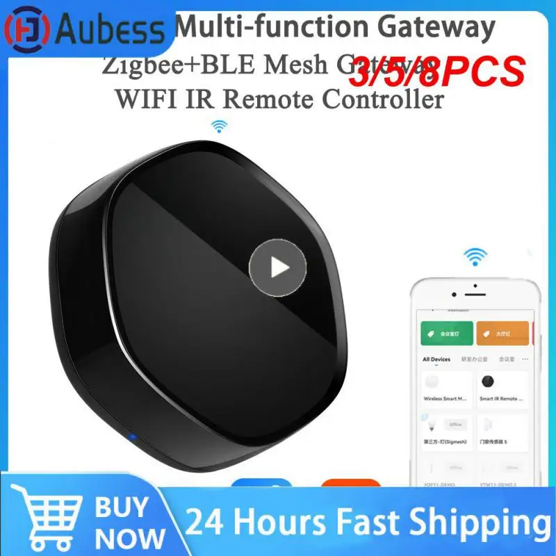Сетчатый шлюз Ble Zigbee3.0, 3/5/8 шт., работает с Alexa Google Home, складной хаб для шлюза Tuya Zigbee, 38 кГц, ИК-пульт дистанционного управления
Сетчатый шлюз Ble Zigbee3.0, 3/5/8 шт., работает с Alexa Google Home, складной хаб для шлюза Tuya Zigbee, 38 кГц, ИК-пульт дистанционного управления