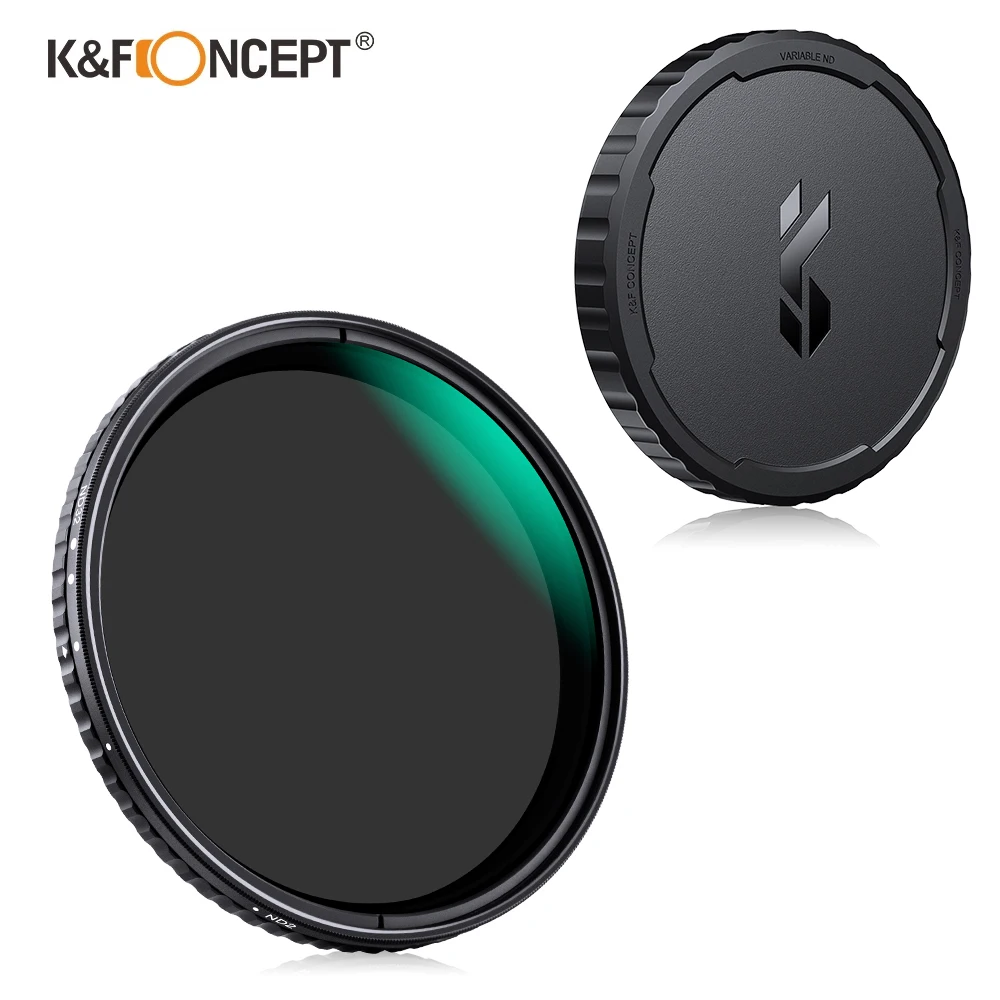 K&F Concept Variable ND2-ND32 Adjustable Neutral Density Filter No “X”Spot With Lens Cap 67mm-82mm Anti-Reflection Green Film
K&F Concept Variable ND2-ND32 Adjustable Neutral Density Filter No “X”Spot With Lens Cap 67mm-82mm Anti-Reflection Green Film