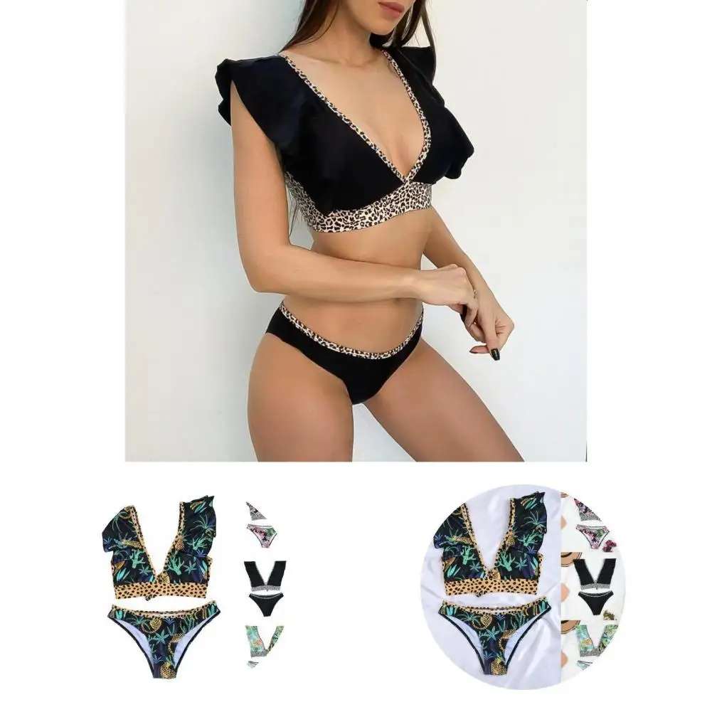 Charming Bikini Set Wireless Two Pieces Women Swimwear Sexy Push Up Bra Thong Bikini Set
Charming Bikini Set Wireless Two Pieces Women Swimwear Sexy Push Up Bra Thong Bikini Set