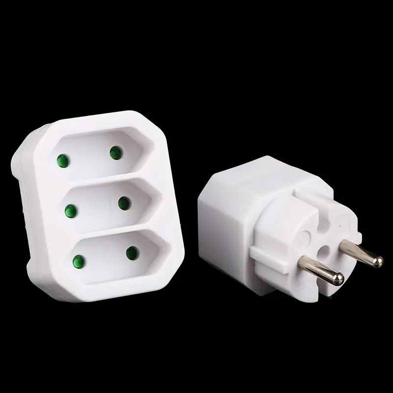 EU Conversion Plug 1 to 2 / 1 to 3 Way European Standard Power Adapter Socket Travel Plugs AC 250V
EU Conversion Plug 1 to 2 / 1 to 3 Way European Standard Power Adapter Socket Travel Plugs AC 250V