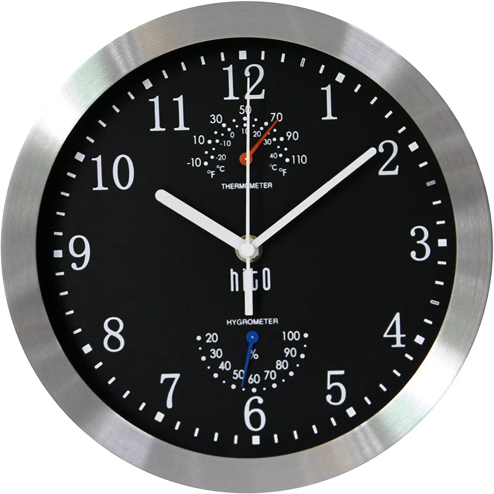 12 Inch Silent Non Ticking Wall Clock Sweep Movement Glass Cover Aluminum Frame Decorative for Kitchen Living Bedroom Office
12 Inch Silent Non Ticking Wall Clock Sweep Movement Glass Cover Aluminum Frame Decorative for Kitchen Living Bedroom Office