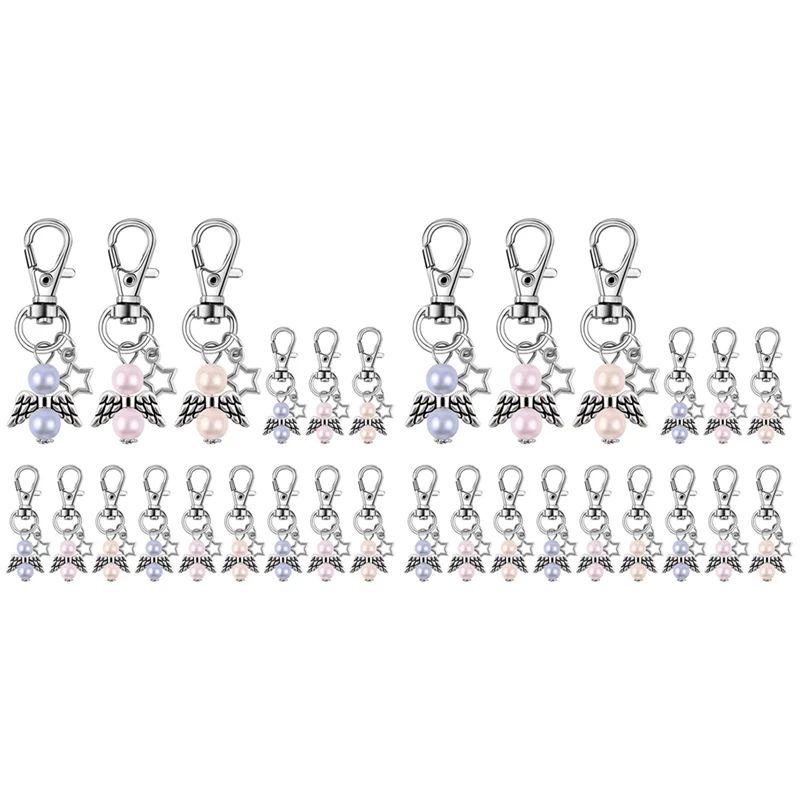66 Pcs Party Favors Baptism Souvenir Mini Angle With Star Pendant Keychain 
66 Pcs Party Favors Baptism Souvenir Mini Angle With Star Pendant Keychain