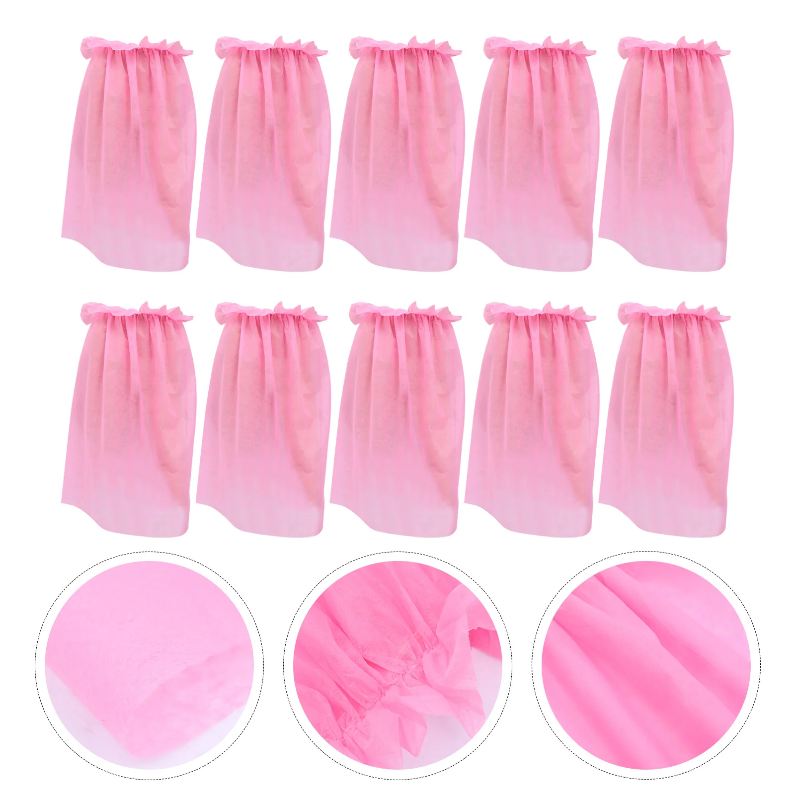 10 Pcs Spa Robes Bath Skirt Portable Towels Multipurpose Skirts Swimsuit 60X27cm Pink Non-woven Fabric Bathrobes Travel
10 Pcs Spa Robes Bath Skirt Portable Towels Multipurpose Skirts Swimsuit 60X27cm Pink Non-woven Fabric Bathrobes Travel