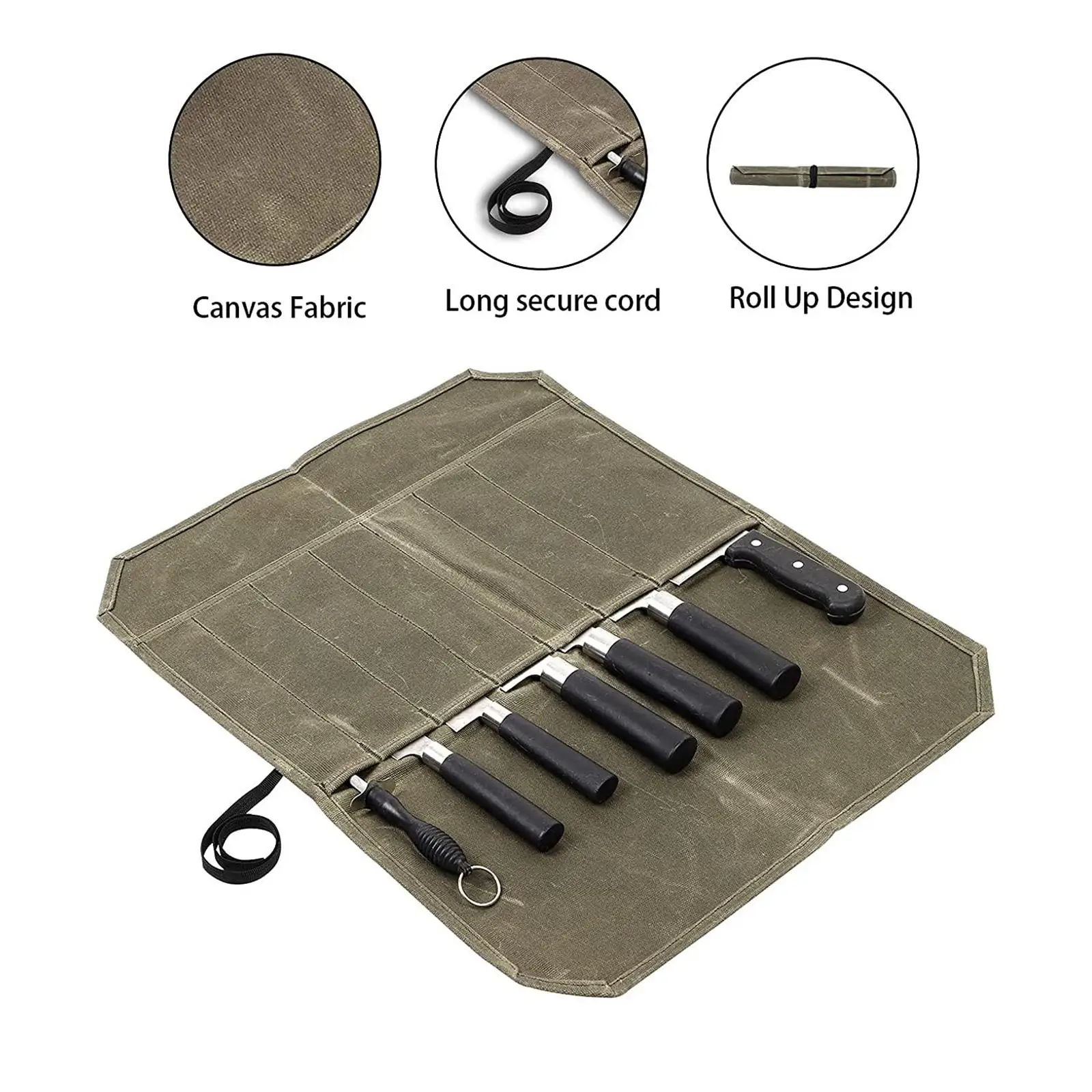 Холщовая сумка для ножей
Холщовая сумка для ножей