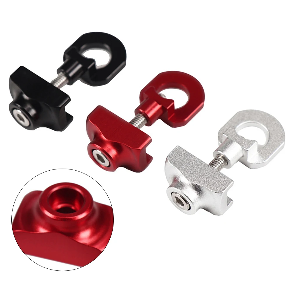 Durable Bike Chain Adjuster Aluminum Alloy Bolt Screw Tensioner for Folding Bikes Suitable for Fixie and More Black
Durable Bike Chain Adjuster Aluminum Alloy Bolt Screw Tensioner for Folding Bikes Suitable for Fixie and More Black